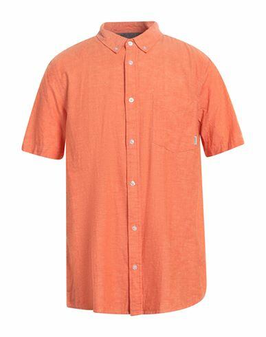 Element Man Shirt Orange Cotton, Polyester Cover