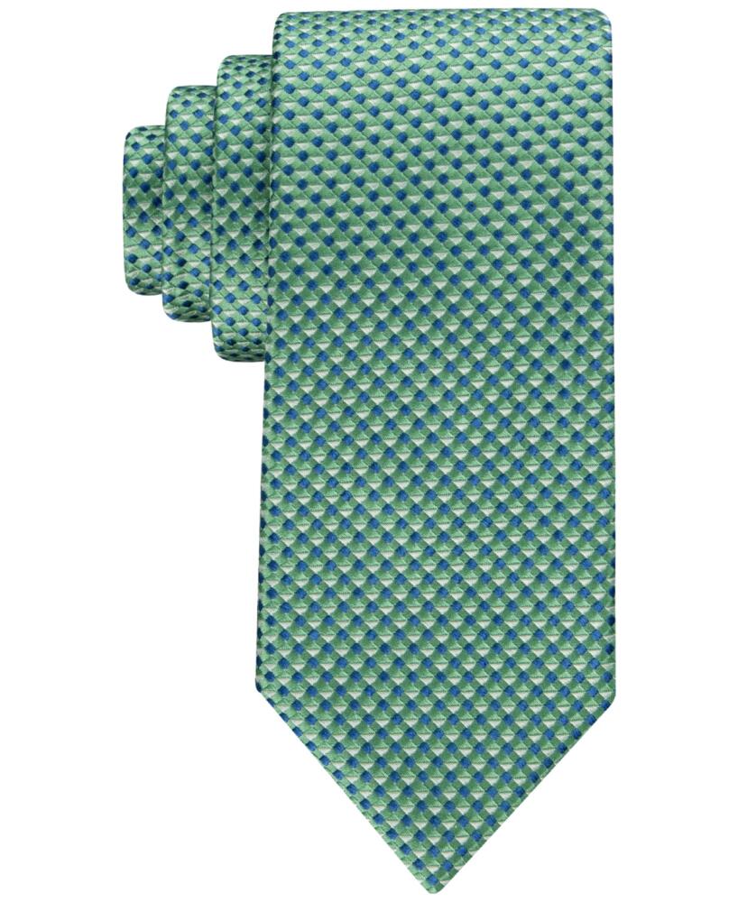 Tommy Hilfiger Men's Micro-Geo Tie - Navy/green Cover