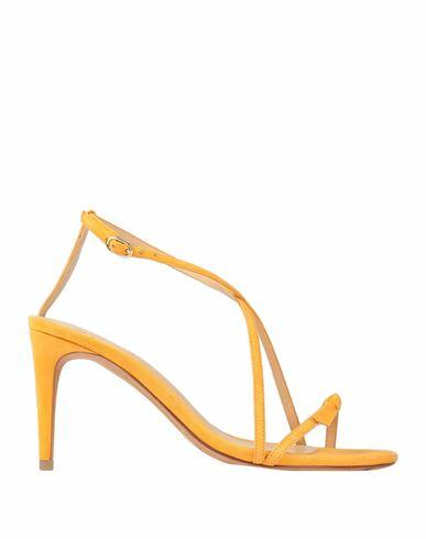 Alexandre Birman Woman Sandals Orange Soft Leather Cover