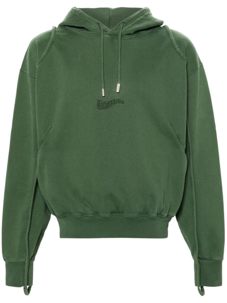 Jacquemus Le Sweatshirt Camargue cotton top - Green Cover