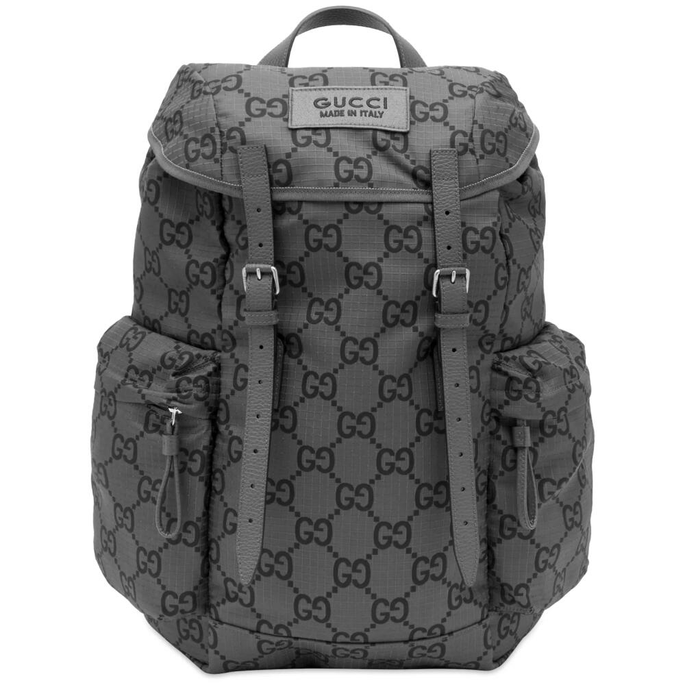 Gucci Men's GG Ripstop Backpack in Black Cover