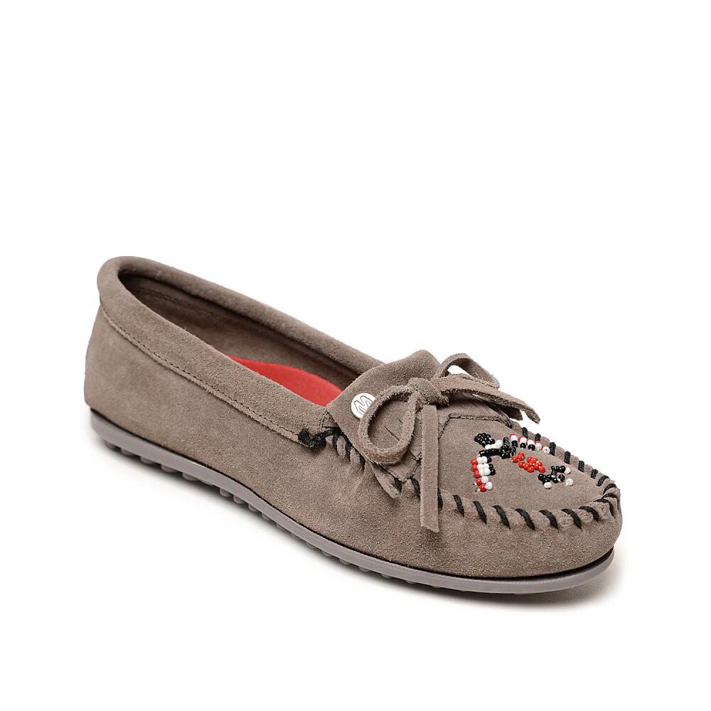 Minnetonka Thunderbird Animikii Moccasin Loafer | Women's | Grey Cover