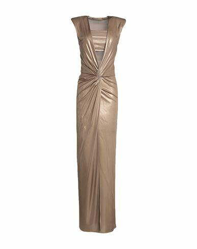 Simona Corsellini Woman Maxi dress Khaki Viscose Cover