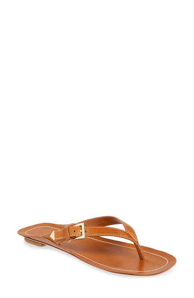 Prada Buckle Leather Flip Flop in Cuoio Cover