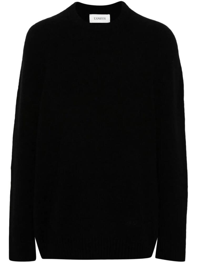 Laneus logo-embroidered sweater - Black Cover