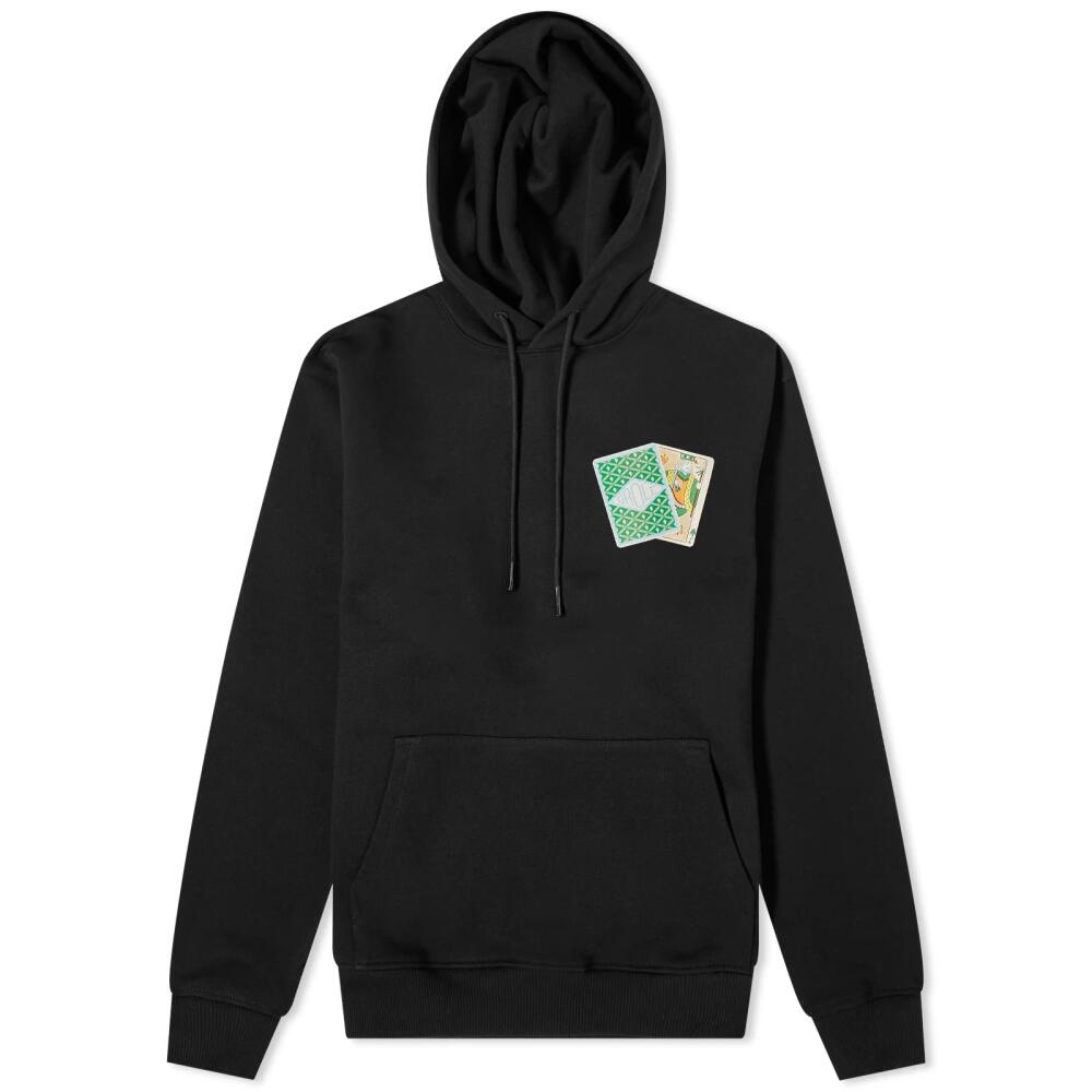 Drôle de Monsieur Men's Card Game Hoodie in Black Cover