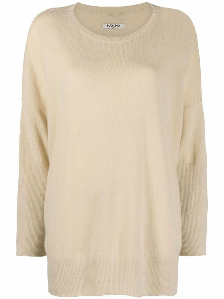 Max & Moi MII cashmere crew-neck jumper - Neutrals Cover