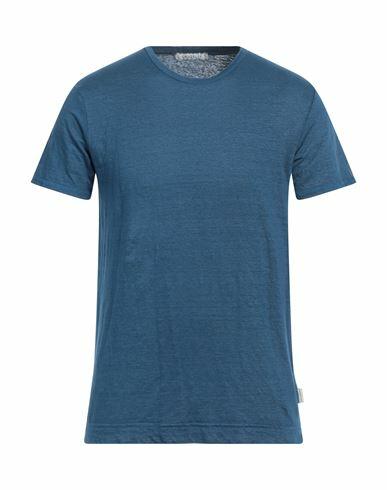 Crossley Man T-shirt Slate blue Linen, Elastane Cover