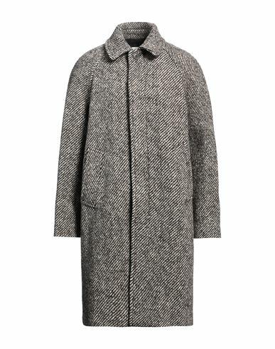 Sandro Man Coat Dark brown Virgin Wool Cover