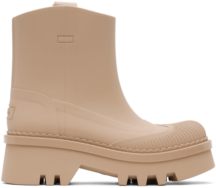 Chloé Beige Raina Rain Boots Cover