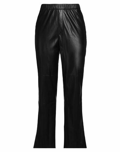 Nanushka Woman Pants Black Recycled polyester, Polyurethane Cover