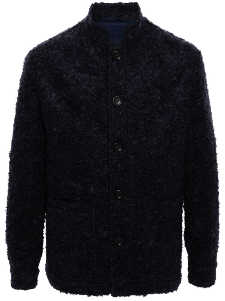 Doppiaa faux-shearling jacket - Blue Cover