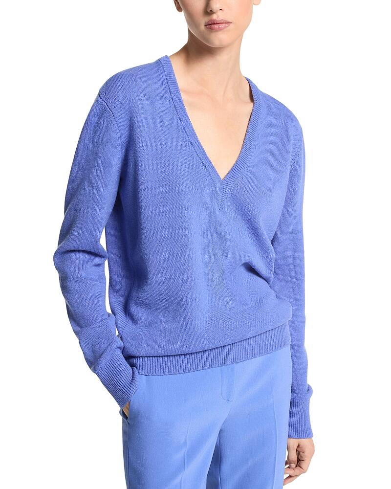 Michael Kors Collection Cashmere V Neck Sweater Cover