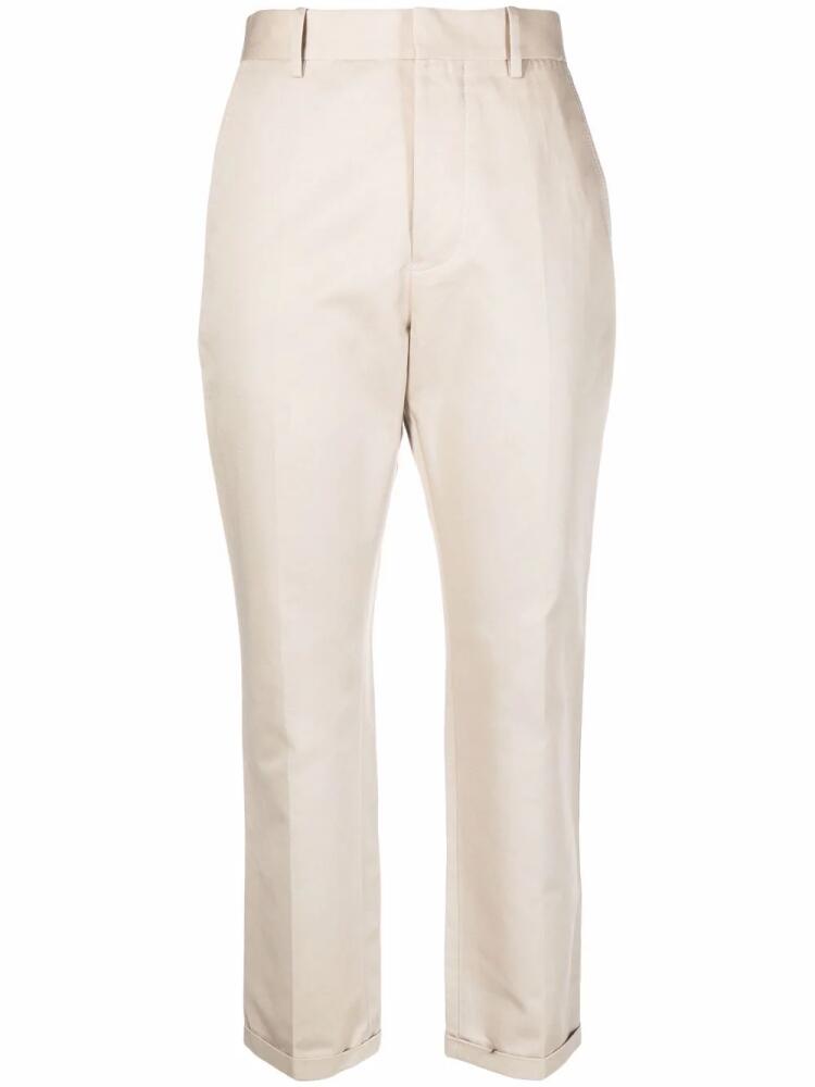 Marni cropped straight-leg trousers - Neutrals Cover