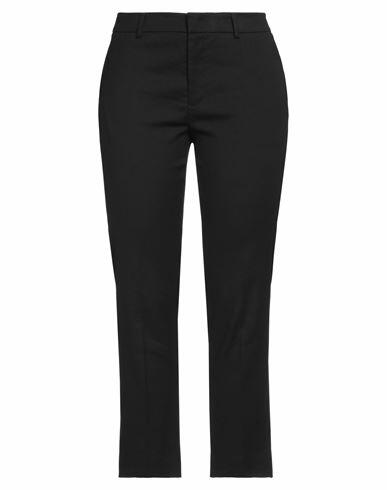 Red Valentino Woman Pants Black Linen, Cotton, Elastane Cover