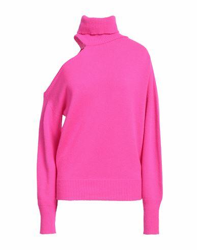 Essentiel Antwerp Woman Turtleneck Fuchsia Merino Wool, Cashmere Cover