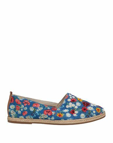 Coral Blue Woman Espadrilles Azure Textile fibers Cover