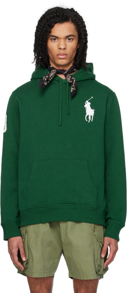 Polo Ralph Lauren Green Appliqué Hoodie Cover