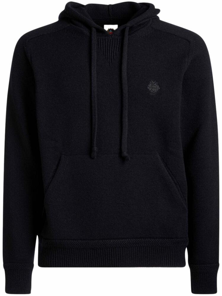 Bally x Adrien Brody wool hoodie - Blue Cover