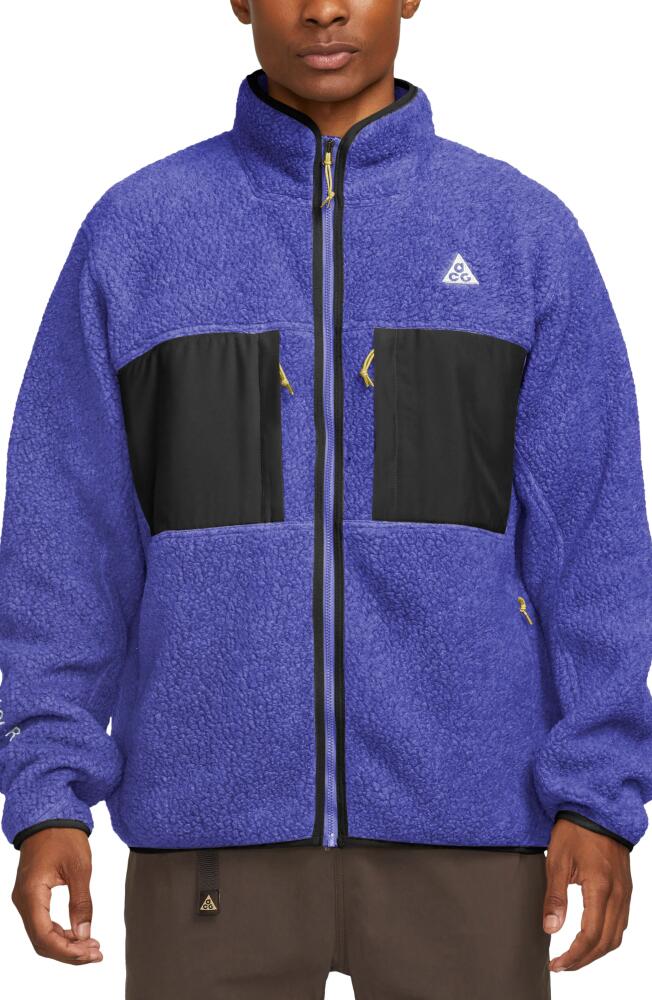 Nike ACG Arctic Wolf Polartec Fleece Jacket in Persian Violet/Black Cover