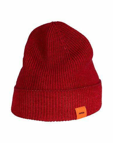 Aspesi Man Hat Brick red Wool Cover