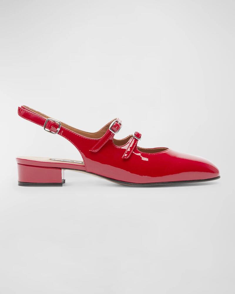 CAREL Peche Patent Mary Jane Ballerina Flats Cover