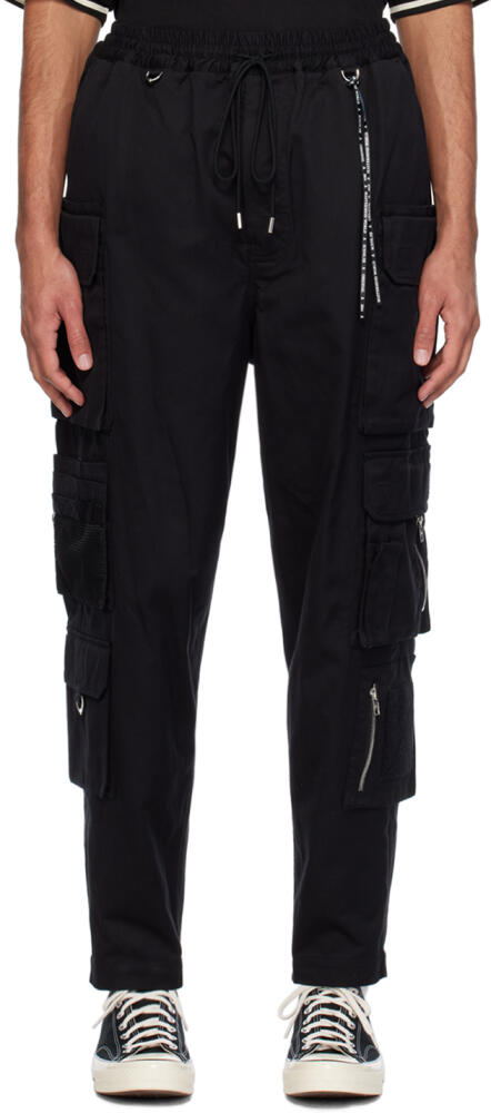 MASTERMIND WORLD Black D-Ring Cargo Pants Cover