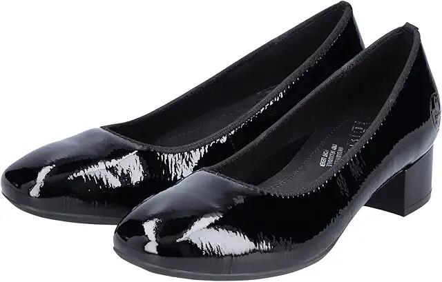 Rieker Verona 60 (Black Patent) Women's Shoes Cover