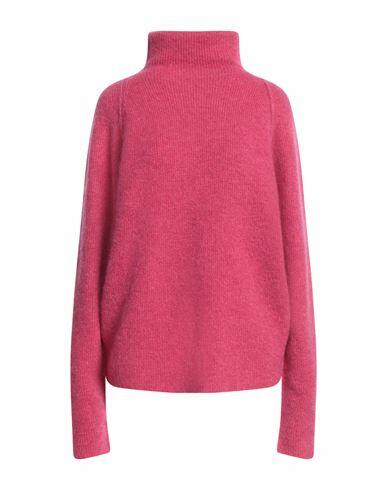 Uma Wang Woman Turtleneck Fuchsia Virgin Wool, Mohair wool, Polyamide, Elastane Cover