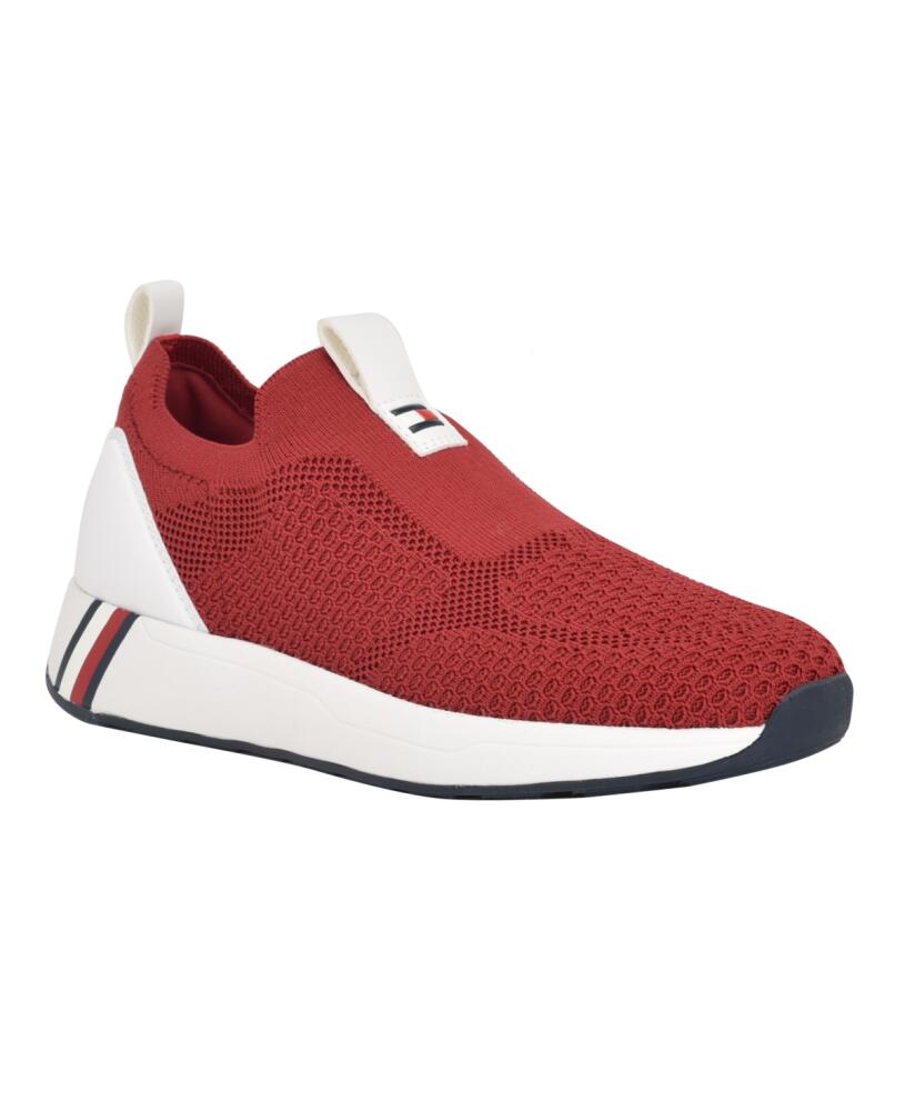 Tommy Hilfiger Women's Aminaz Casual Slip-On Sneakers - Red, White Cover