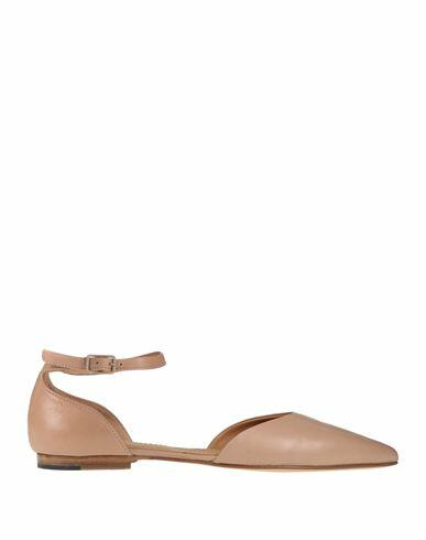 Pomme D'or Woman Ballet flats Pastel pink Soft Leather Cover