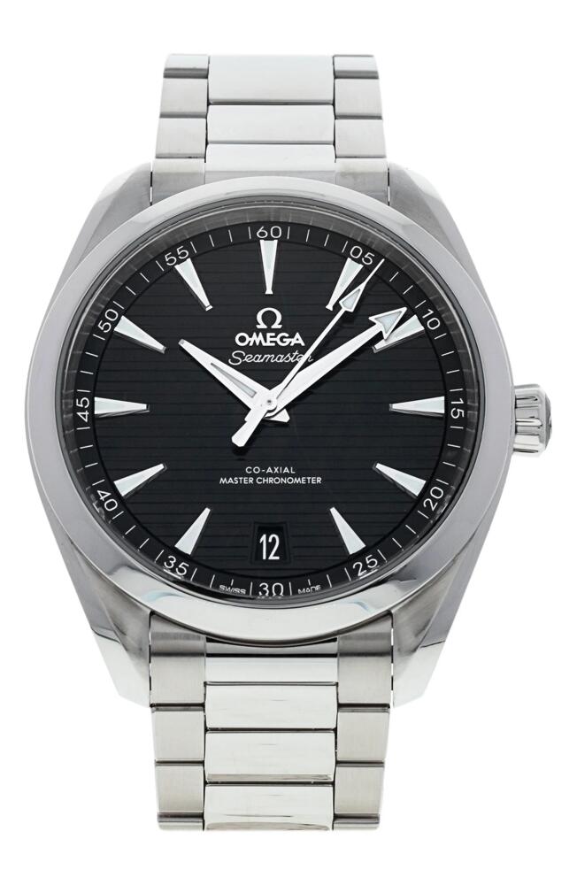 Watchfinder & Co. Omega Preowned Seamaster Aqua Terra Automatic Bracelet Watch, 41mm in Black Cover