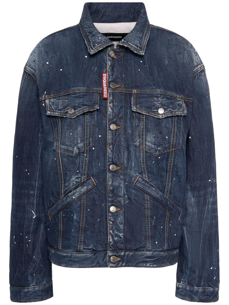 DSQUARED2 Padded Denim Over Jacket Cover