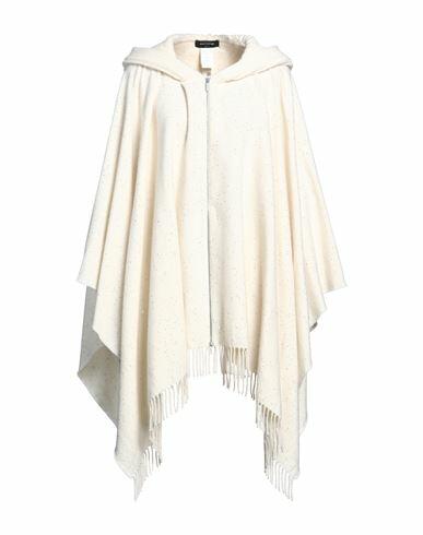 Fabiana Filippi Woman Cape Ivory Virgin Wool, Silk, Cashmere, Alpaca wool, Polyester Cover