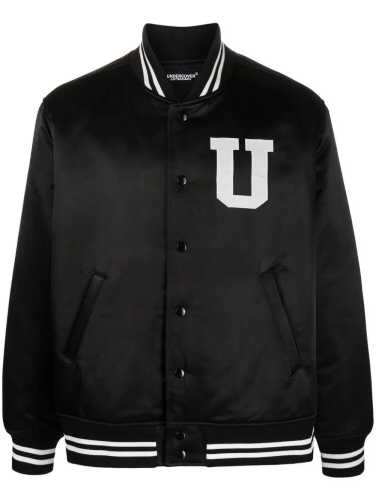 Undercover graphic-print bomber jacket - Black Cover