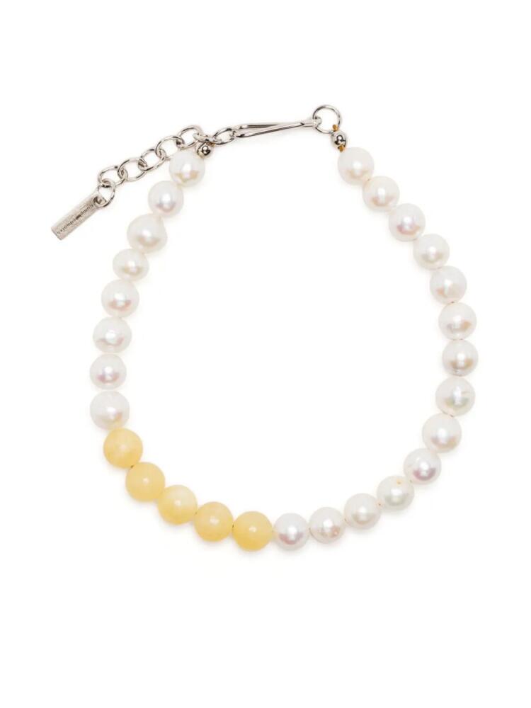 Completedworks jade beaded bracelet - White Cover