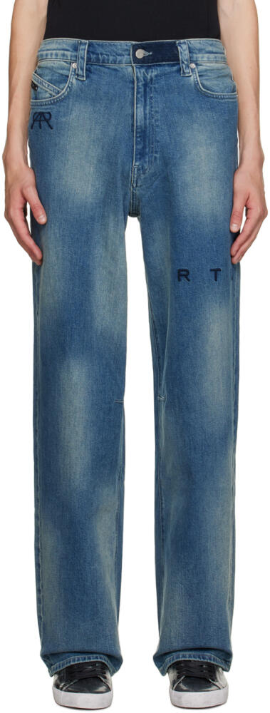 RTA Blue Wide Leg Jeans Cover