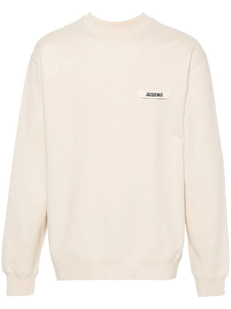 Jacquemus Le Sweatshirt Gros Grain top - Neutrals Cover