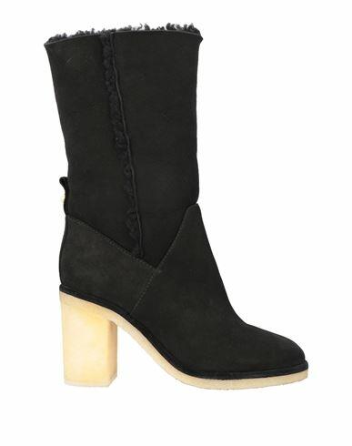 Aleví Milano Woman Ankle boots Black Leather Cover