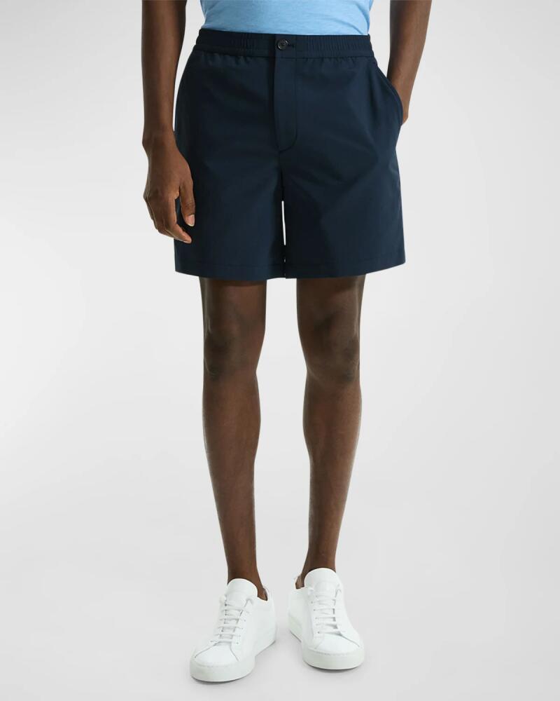 Theory Men's Larin Elastic-Waist Shorts Cover