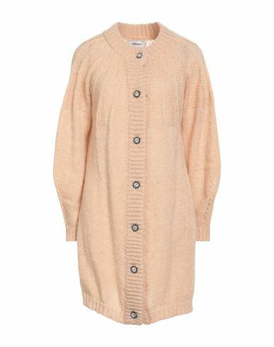 Dimora Woman Cardigan Beige Acrylic, Polyamide, Wool, Mohair wool Cover