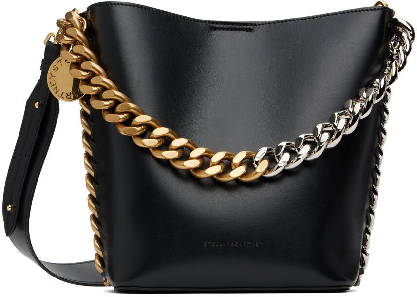 Stella McCartney Black Frayme Bucket Bag Cover