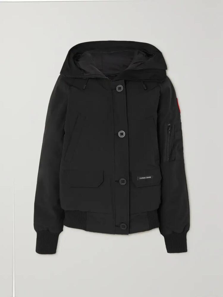 Canada Goose - Chilliwack Hooded Shell Down Bomber Jacket - Black Cover