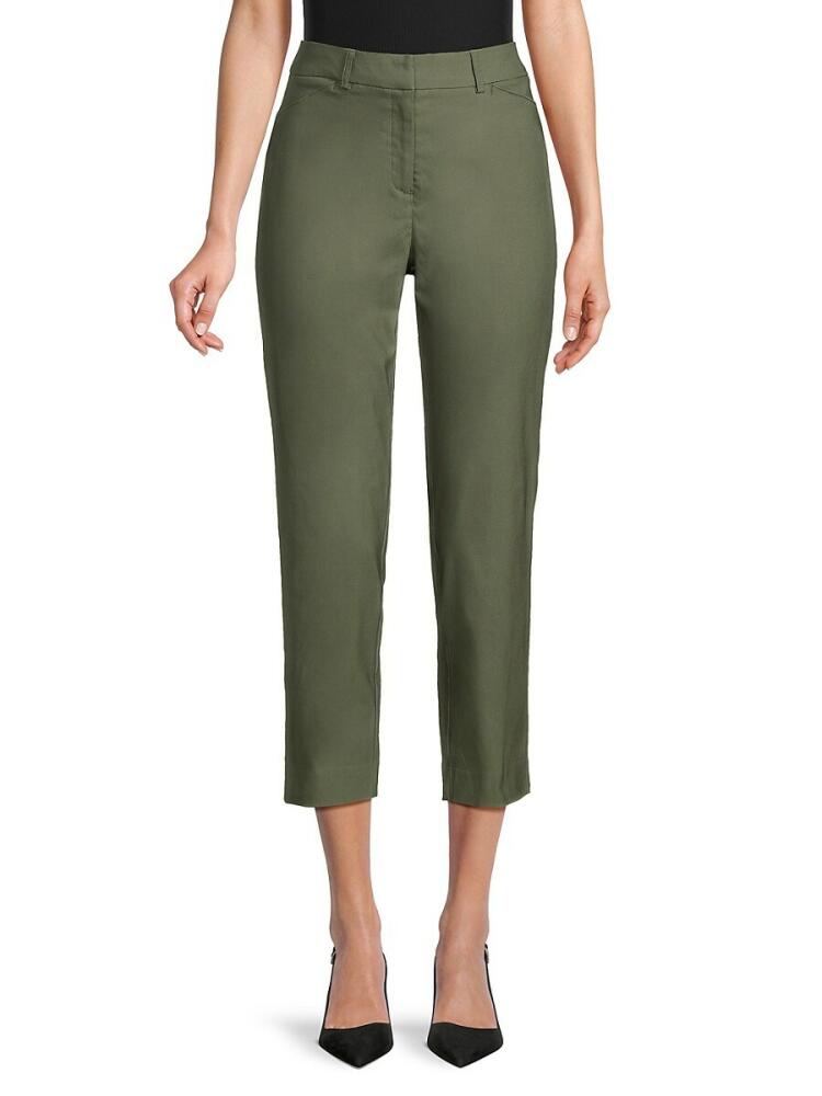 NANETTE nanette lepore Women's Ankle Pencil Pants - Prairie Green Cover