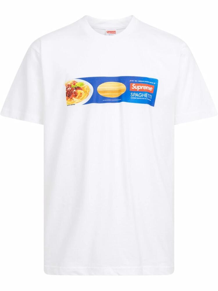 Supreme Spaghetti short-sleeve T-shirt - White Cover