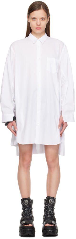 Junya Watanabe White Pleated Minidress Cover