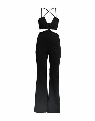 Jijil Woman Jumpsuit Black Cotton, Elastane Cover