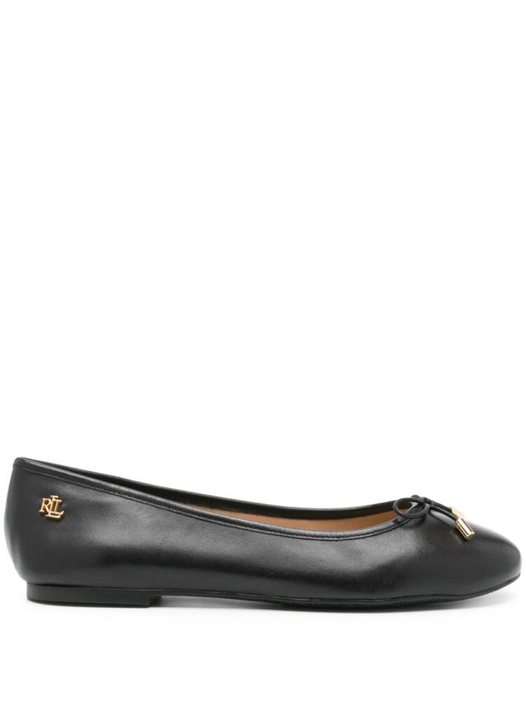 Lauren Ralph Lauren Jayna leather ballerinas shoes - Black Cover