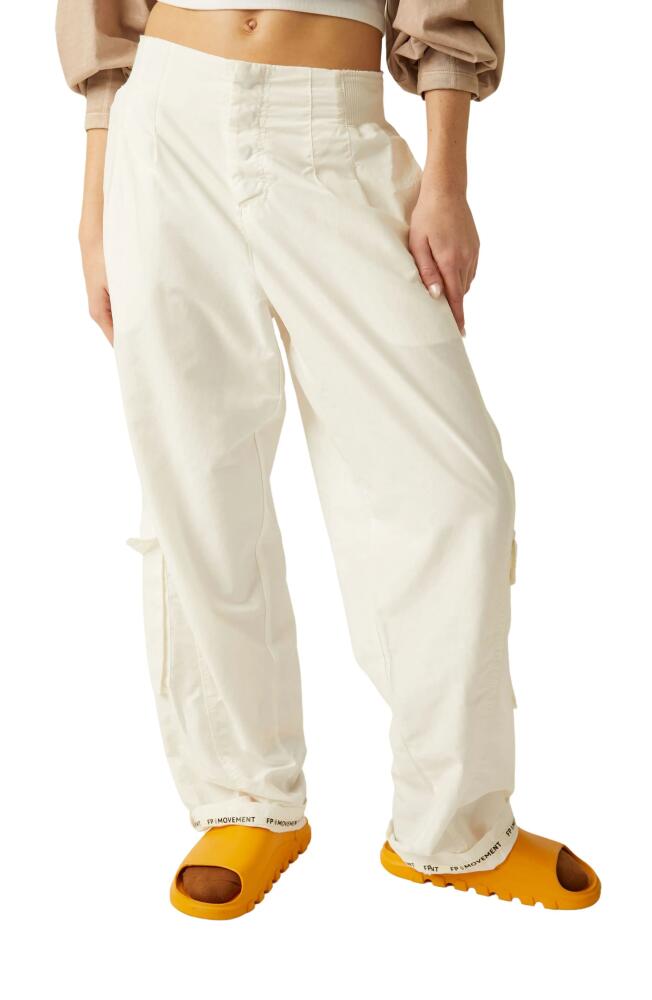 FP Movement by Free People Mesmerize Me Cargo Pants in Painted White Cover