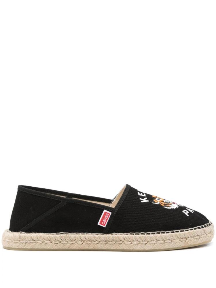 Kenzo Tiger Head canvas espadrilles - Black Cover